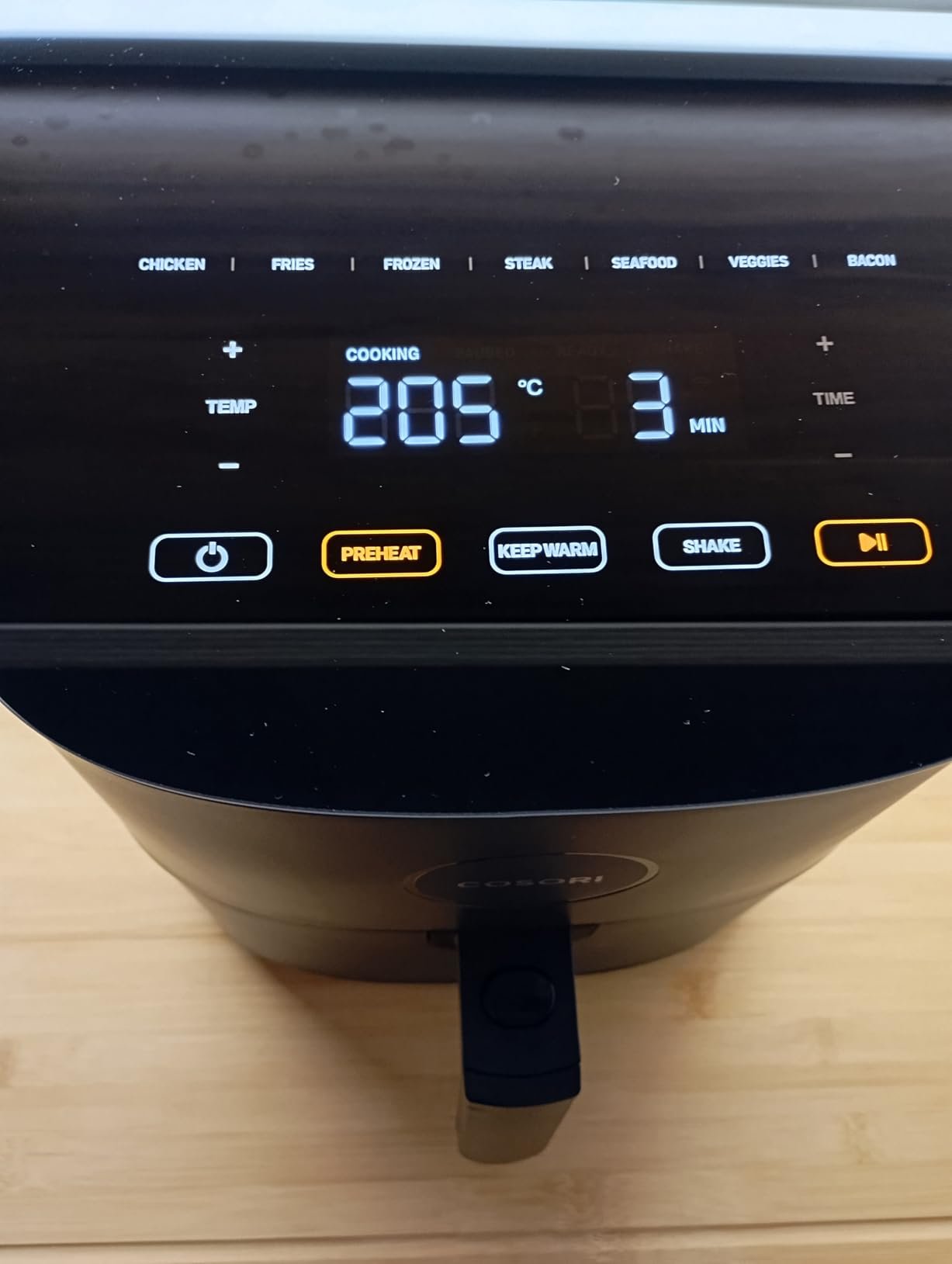 Výsledek vaření s chytrou fritézou